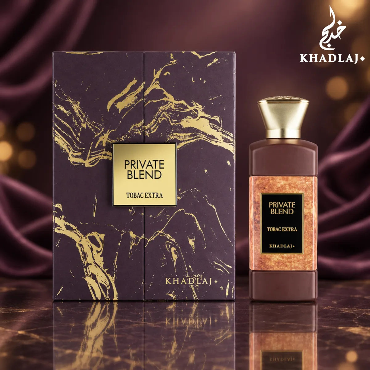 Buy Khadlaj Private Blend Tobac Extra Edp 100ml Online in Qatar