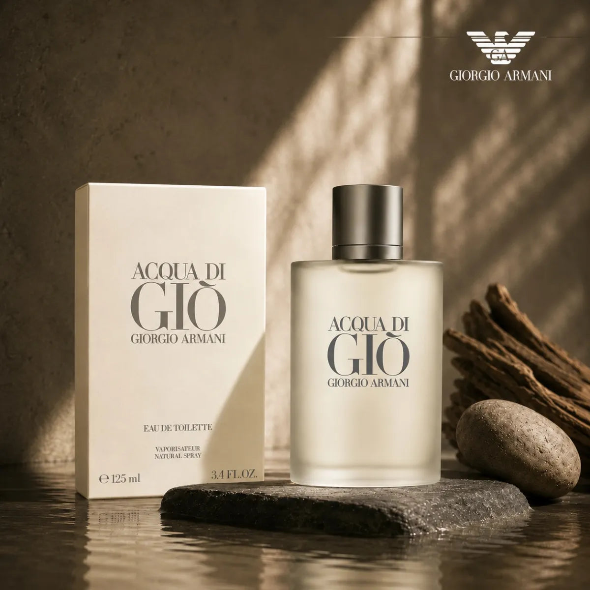 Acqua Di Gio Giorgio Armani Eau de Toilette 125ml men's fragrance available at Perfumesouq Qatar