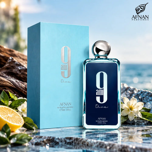 Buy Afnan 9am Dive Eau De Parfum 100ml online from Perfumesouq , Doha, Qatar 