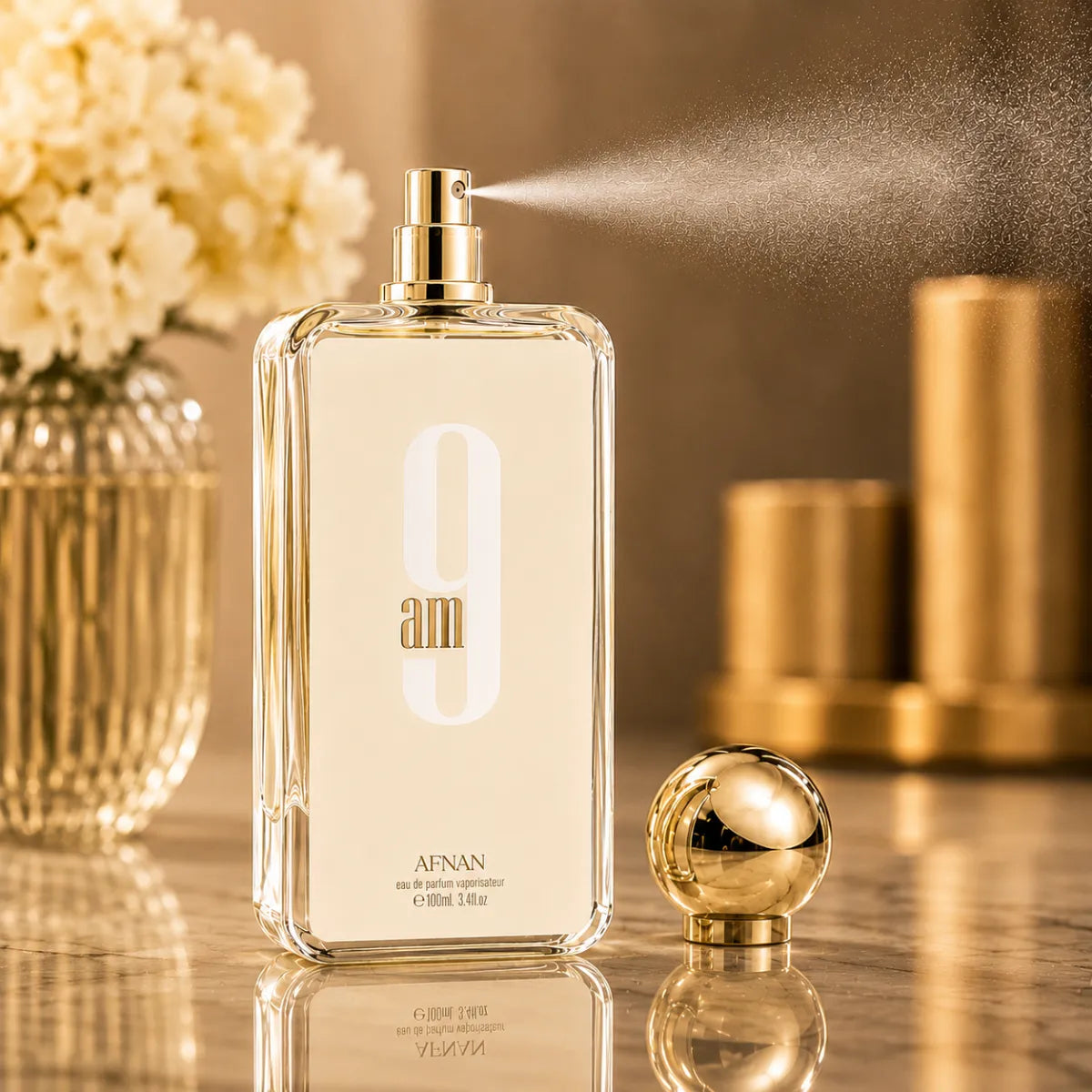 Original Afnan 9AM Eau De Parfum 100ml authentic luxury fragrance at best price in Qatar - perfumesouq Qatar