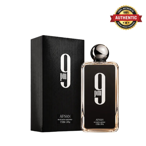 Afnan 9PM Eau De Parfum 100ml online in Qatar at best price, premium amber vanilla scent - perfumesouq Qatar
