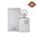 Afnan Supremacy Silver Eau De Parfum 100ml online in Qatar at best price, premium citrus woody scent - perfumesouq Qatar