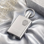 Afnan Supremacy Silver Eau De Parfum 100ml for best price in Qatar, fresh woody fragrance with long-lasting scent - perfumesouq Qatar