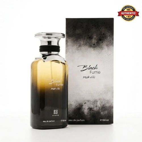 Ahmed Al Maghribi Black Fumes Eau de Parfum 100ml elegant luxury scent with warm woody notes  Perfumesouq Qatar
