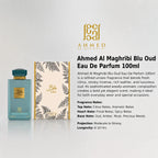Ahmed Al Maghribi Blu Oud EDP 100ml luxury fragrance at best price in Qatar, authentic and genuine product - perfumesouq Qatar