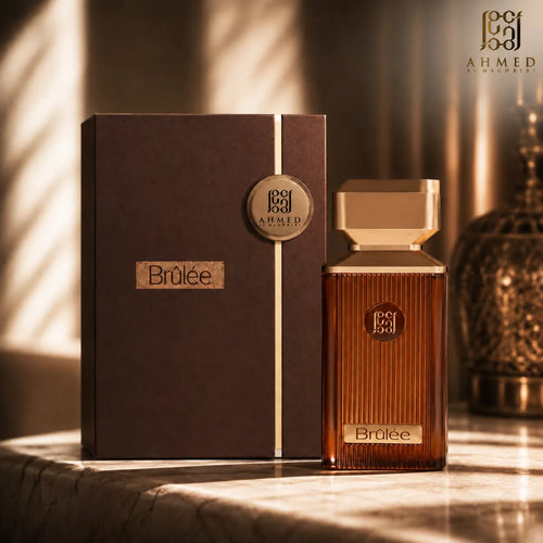 Buy Ahmed Al Maghribi Brulee Eau De Parfum 100ml online in Qatar for best price, luxury gourmand fragrance - perfumesouq Qatar