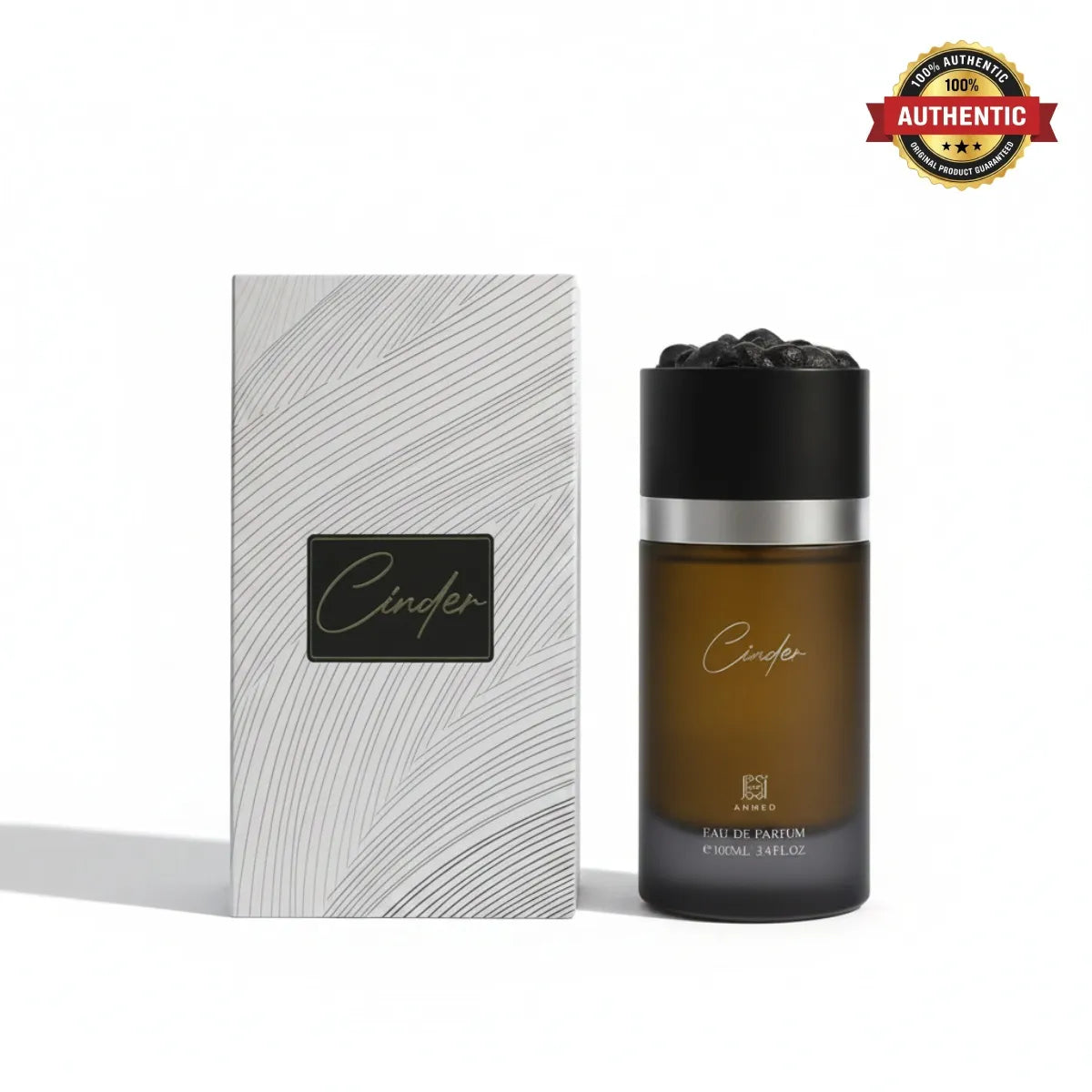 Ahmed Al Maghribi Cinder Eau de Parfum 100ml premium unisex scent with rich amber accords Perfumesouq Qatar