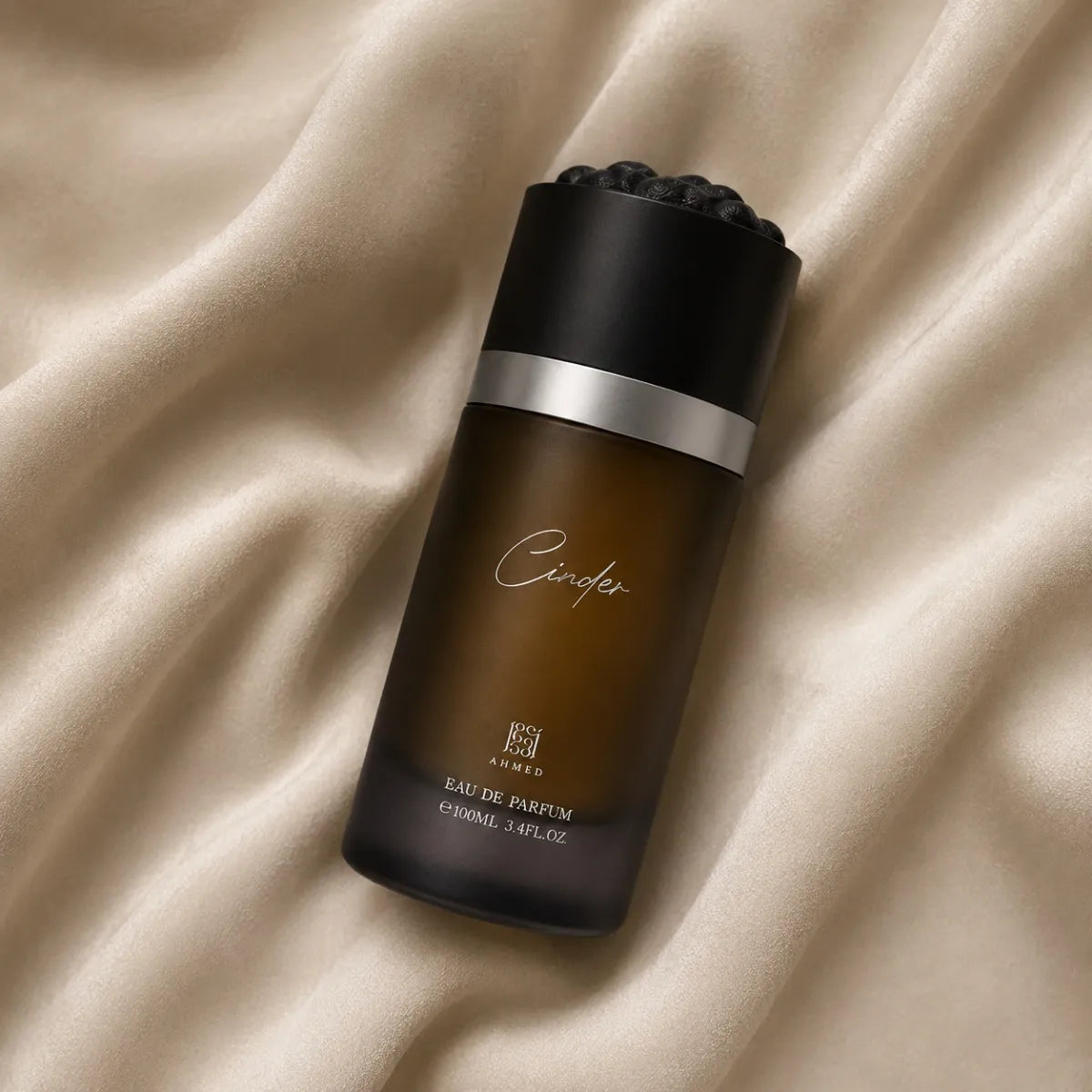 Ahmed Al Maghribi Cinder Eau de Parfum 100ml signature scent with rich amber and smoky undertones  Perfumesouq Qatar