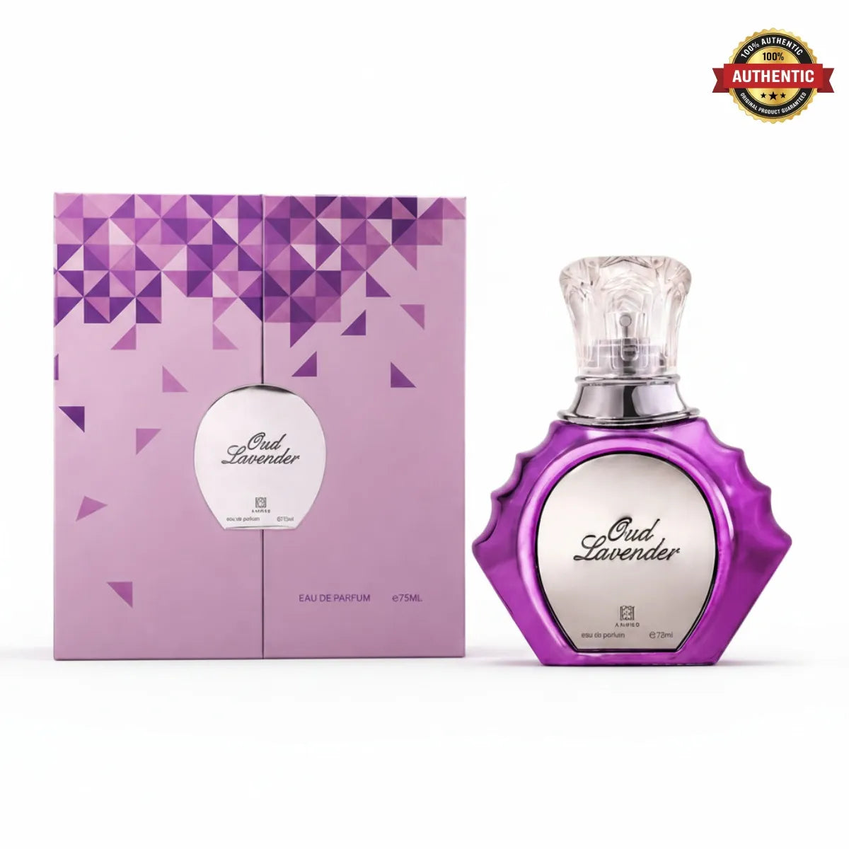 Ahmed Al Maghribi Oud Lavender Eau de Parfum 75ml floral woody scent with lavender and oud Perfumesouq Qatar