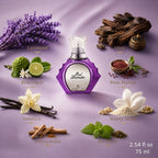 Ahmed Al Maghribi Oud Lavender Eau de Parfum 75ml oriental floral scent with woody base Perfumesouq Qatar