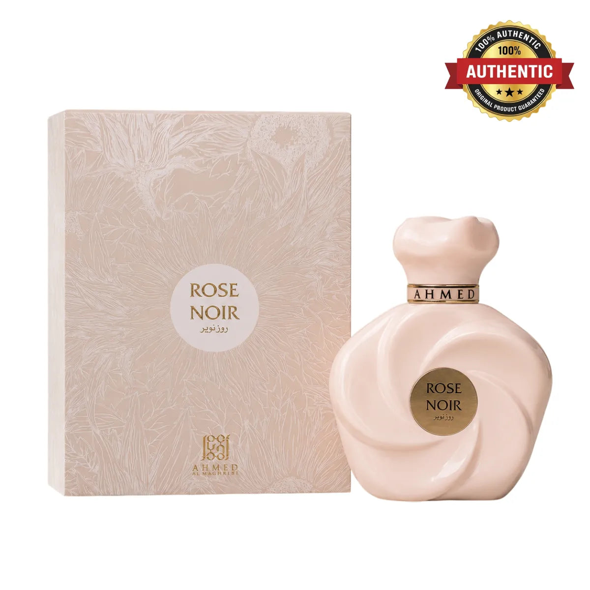 Ahmed Al Maghribi Rose Noir Eau De Parfum 75ml online in Qatar at best price, premium floral woody scent - perfumesouq Qatar