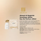 Ahmed Al Maghribi Scentique White EDP 100ml luxury fragrance at best price in Qatar, authentic and genuine product - perfumesouq Qatar