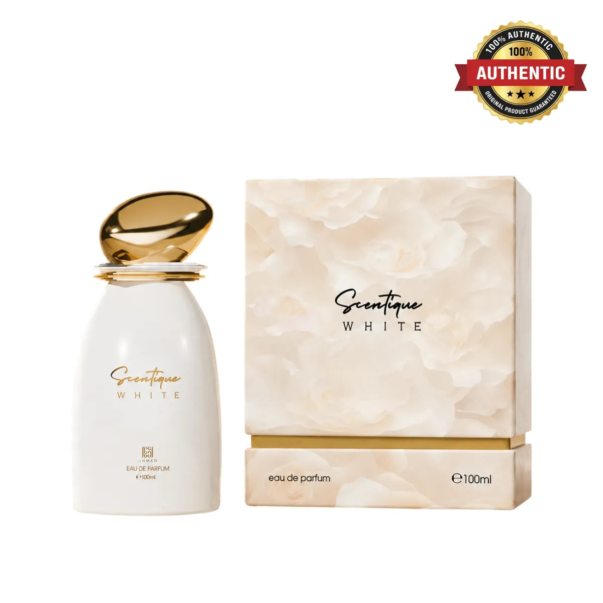 Ahmed Al Maghribi Scentique White Eau De Parfum 100ml online in Qatar at best price, premium fruity floral scent - perfumesouq Qatar