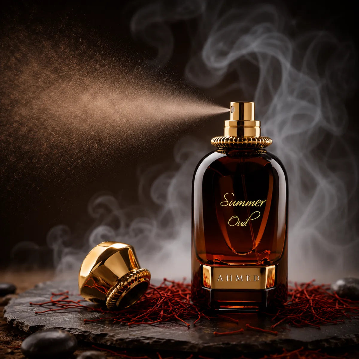 Original Ahmed Al Maghribi Summer Oud Eau De Parfum 100ml authentic luxury fragrance at best price in Qatar - perfumesouq Qatar