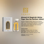 Ahmed Al Maghribi White Tiger EDP 100ml luxury fragrance at best price in Qatar, authentic and genuine product - perfumesouq Qatar