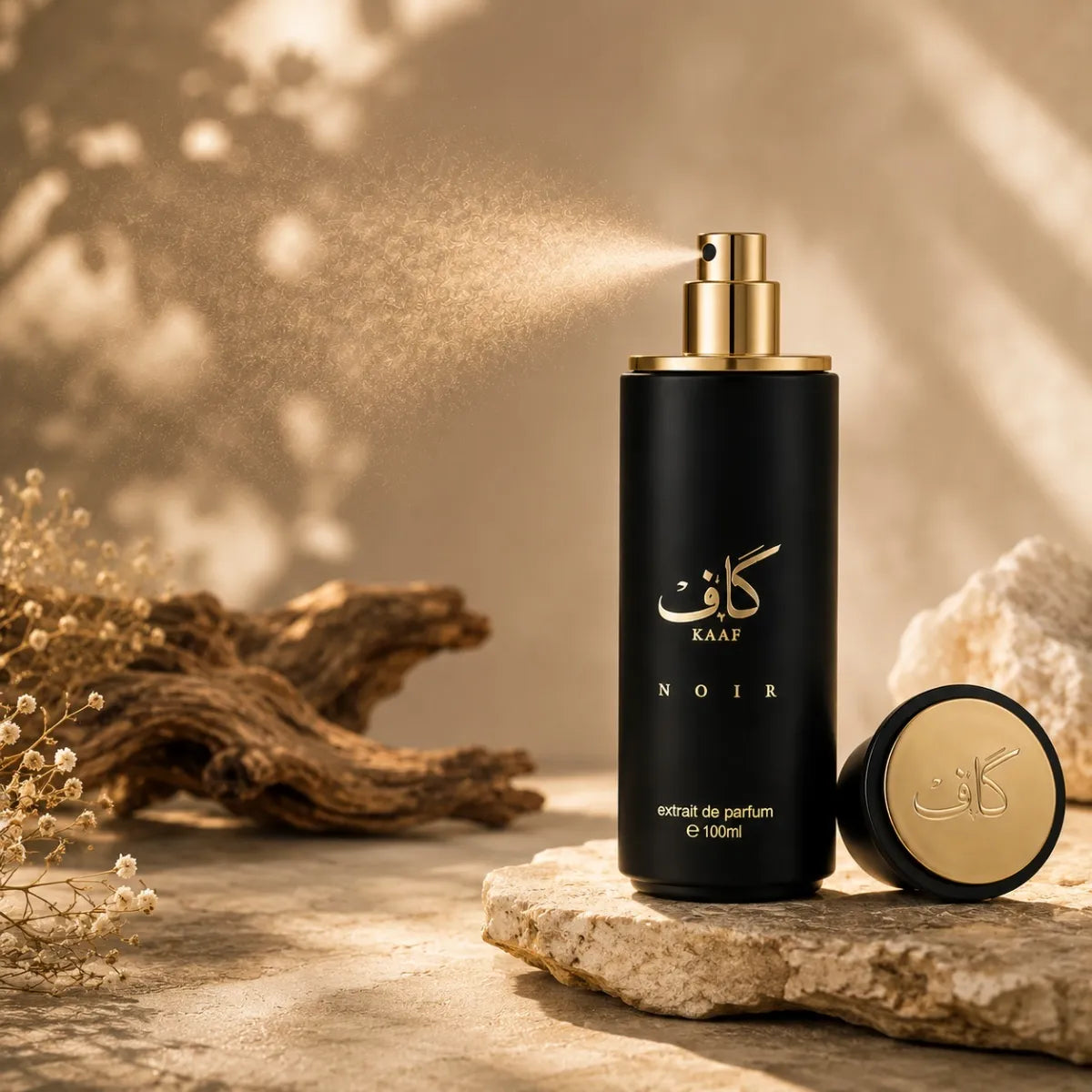 Ahmed al Maghribi Kaaf Noir EDP 100 ml high quality unisex fragrance intense long lasting scent Perfumesouq Qatar