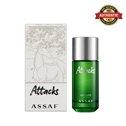 Assaf Attack Eau De Parfum 150ml online at best price, bold and captivating fragrance - Perfumesouq Qatar