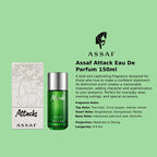 Assaf Attack EDP 150ml luxury fragrance at best price, authentic and genuine product - Perfumesouq Qatar