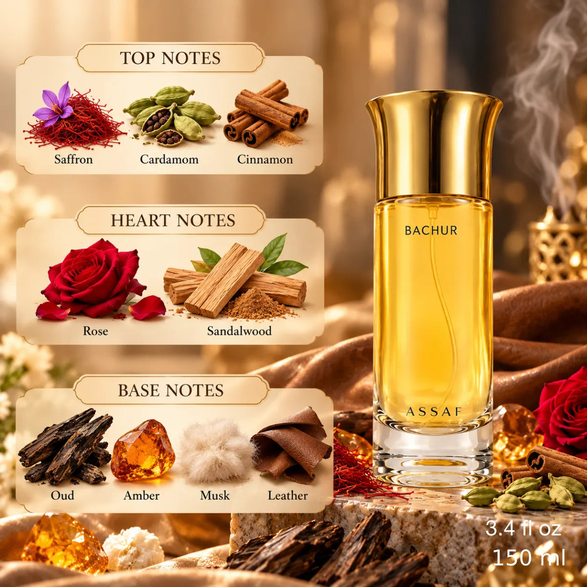 Authentic Assaf Bakhur Pegasus Eau De Parfum 150ml for best price with fast delivery - Perfumesouq Qatar