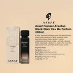 Assaf Frankel Aventus Black Elixir EDP 200ml luxury fragrance at best price, authentic and genuine product - Perfumesouq Qatar