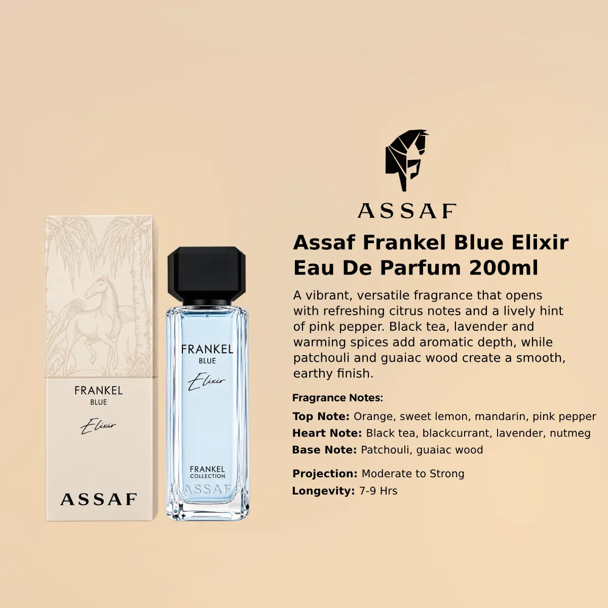 Assaf Frankel Blue Elixir EDP 200ml luxury fragrance at best price, authentic and genuine product - Perfumesouq Qatar