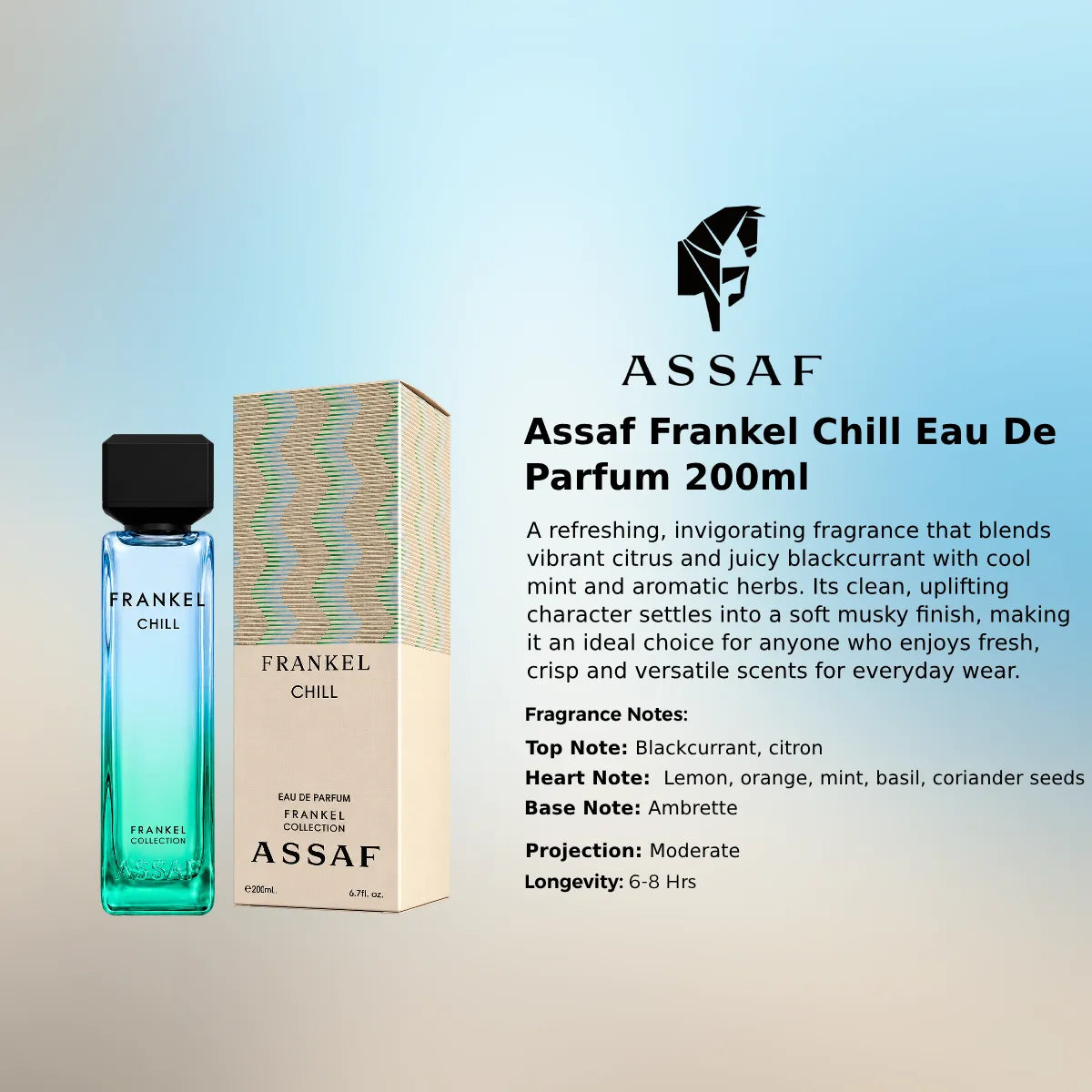 Assaf Frankel Chill EDP 200ml luxury fragrance at best price, authentic and genuine product - Perfumesouq Qatar