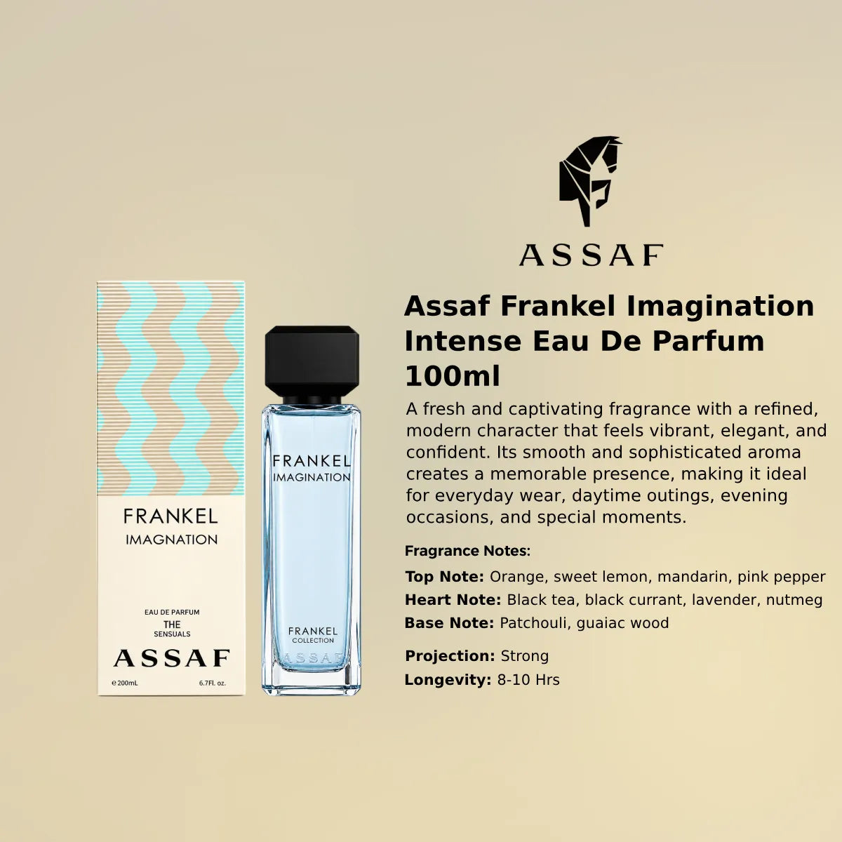 Assaf Frankel Imagination Intense EDP 100ml luxury fragrance at best price, authentic and genuine product - Perfumesouq Qatar