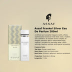 Assaf Frankel Silver EDP 200ml luxury fragrance at best price, authentic and genuine product - Perfumesouq Qatar