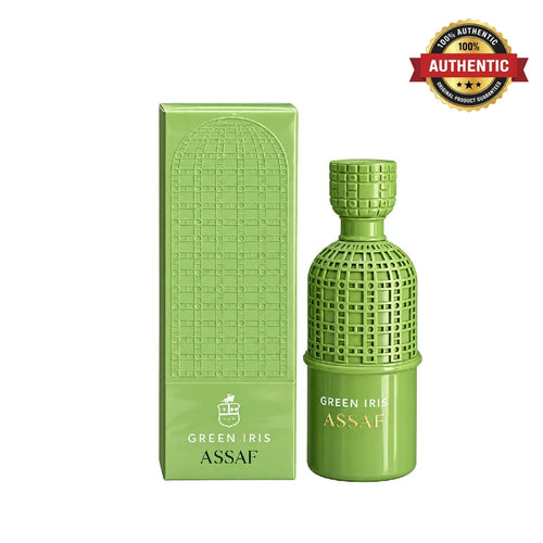 Assaf Green Iris Eau De Parfum 200ml online at best price, fresh and elegant fragrance - Perfumesouq Qatar