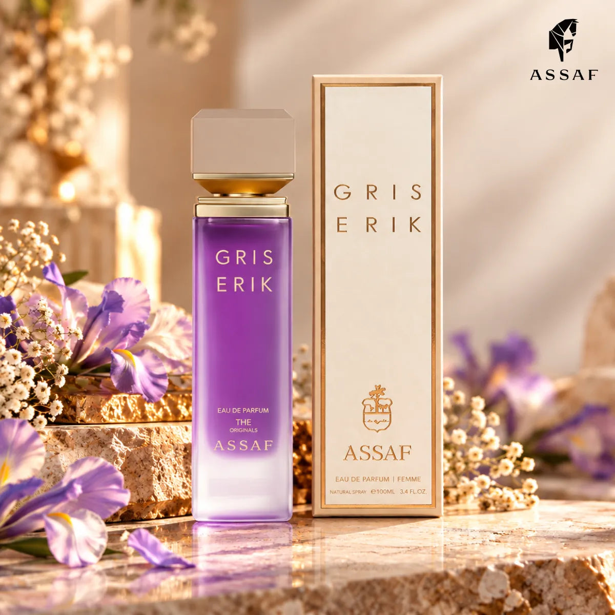 Buy Assaf Gris Erik Eau De Parfum 100ml online from Perfumesouq , Doha, Qatar