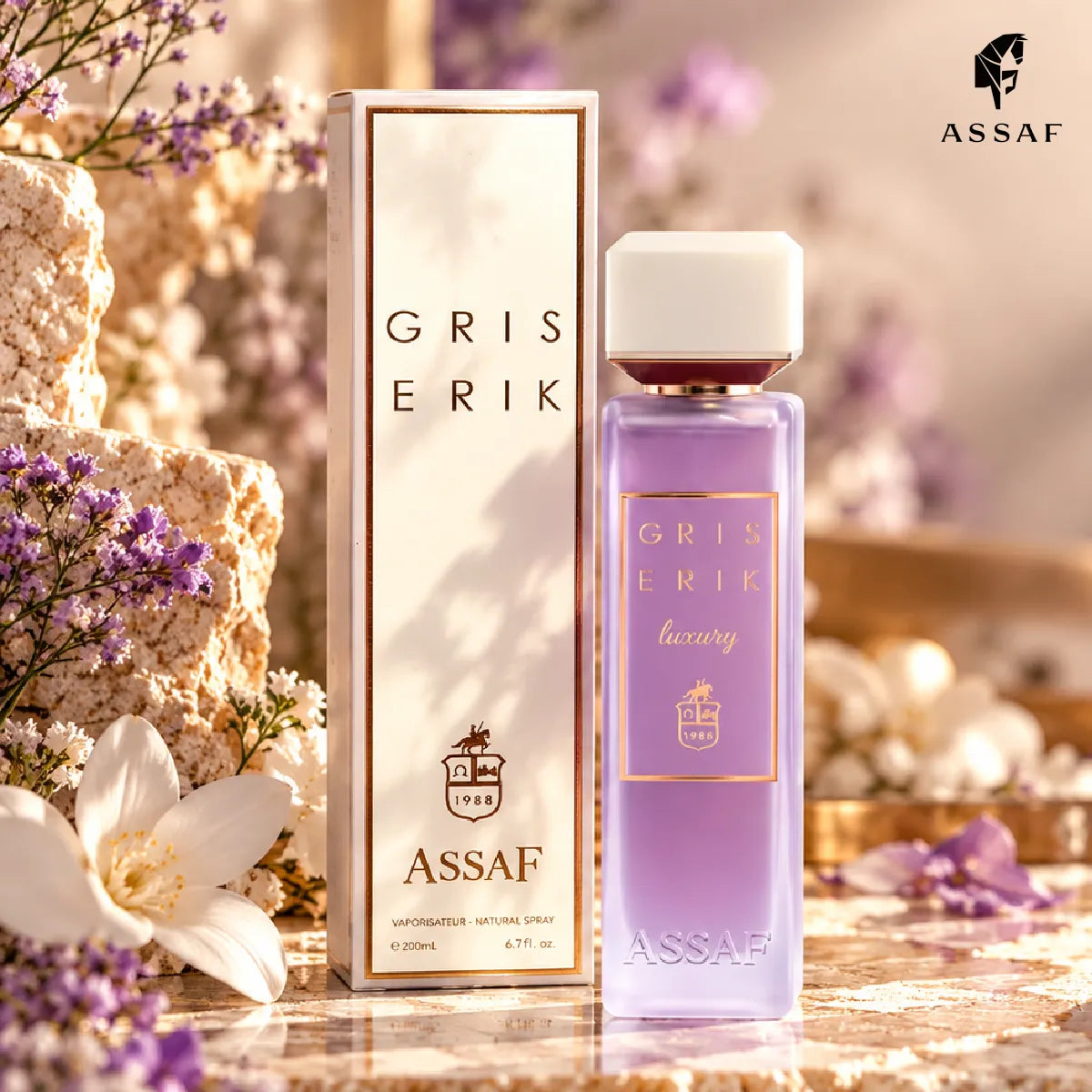 Buy Assaf Gris Erik Eau De Parfum 200ml online from Perfumesouq , Doha, Qatar