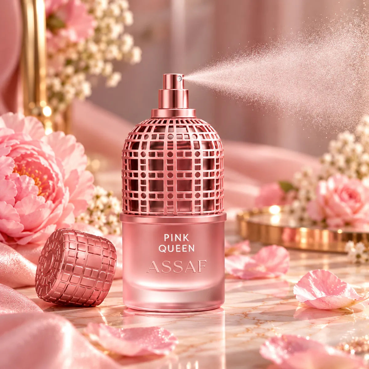  Original Assaf Pink Queen Eau De Parfum 200ml, authentic luxury fragrance - Perfumesouq