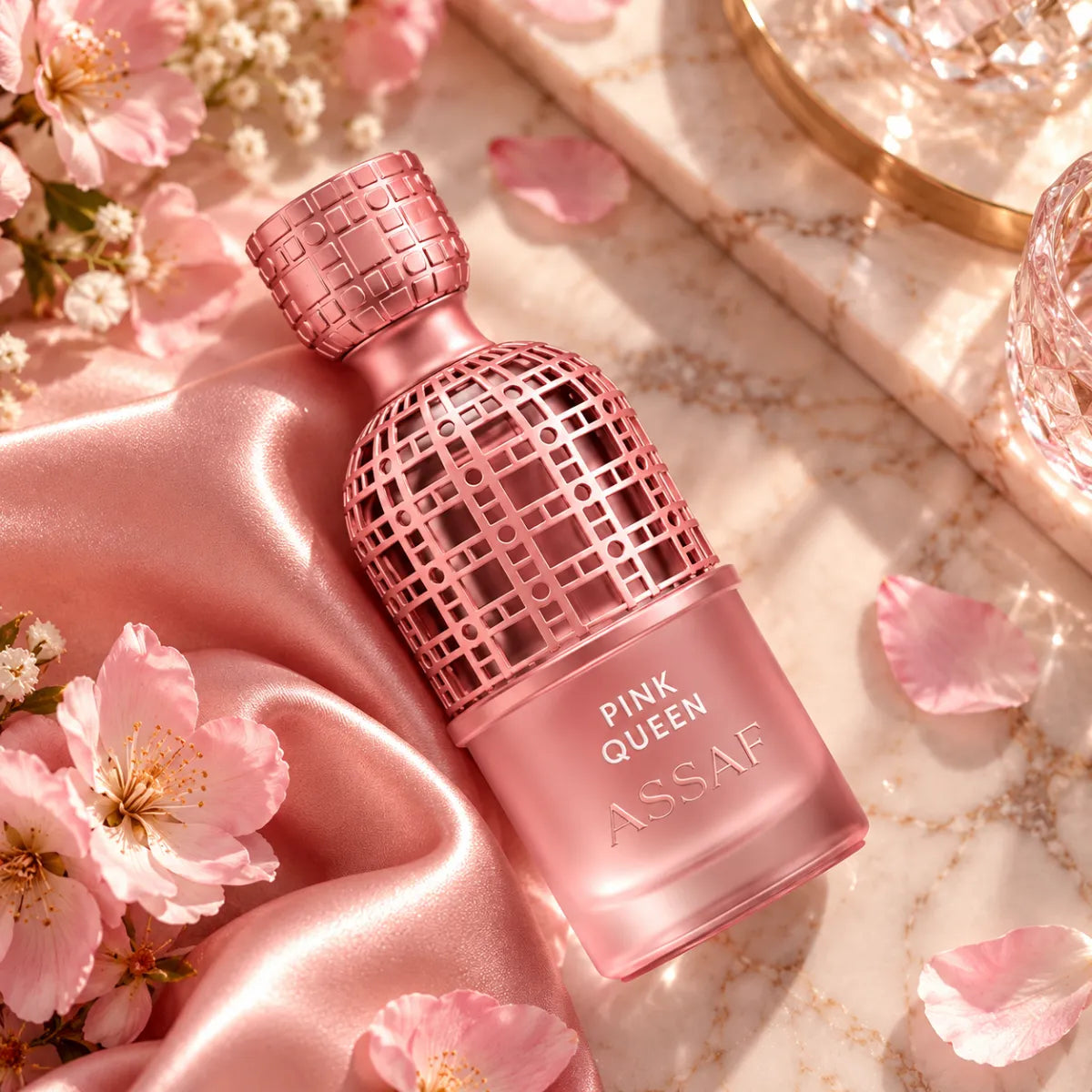 Assaf Pink Queen Eau De Parfum 200ml, graceful scent with a lasting fragrance - Perfumesouq