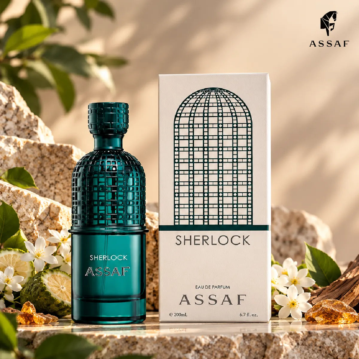 Buy Assaf Sherlock Luxury Eau De Parfum 200ml online from Perfumesouq , Doha, Qatar 
