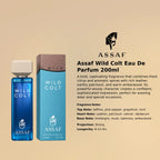 Assaf Wild Colt EDP 200ml luxury fragrance, authentic and genuine product - Perfumesouq Qatar