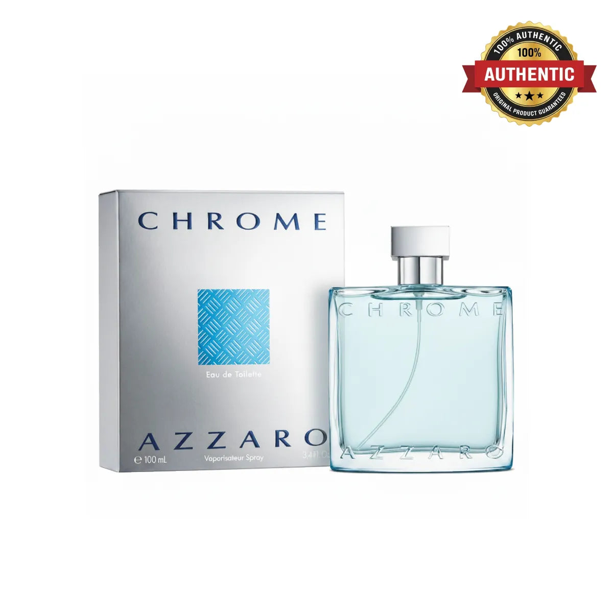 Premium Azzaro Chrome EDT 100ml available in Qatar at best price, elegant everyday men's fragrance - Perfumesouq Qatar