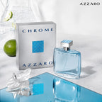 Original Azzaro Chrome Eau de Toilette 100ml authentic fresh aroma at best price in Qatar, timeless men's fragrance - Perfumesouq Qatar