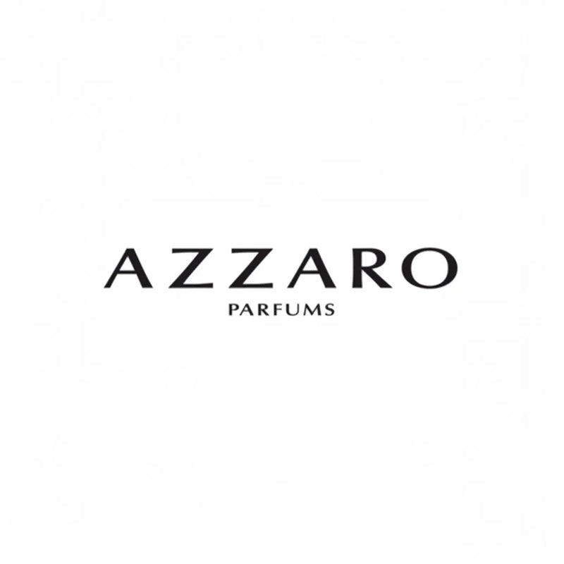 Azzaro Parfums official logo in elegant serif typography — explore authentic Azzaro perfume in Qatar at Perfumesouq Qatar