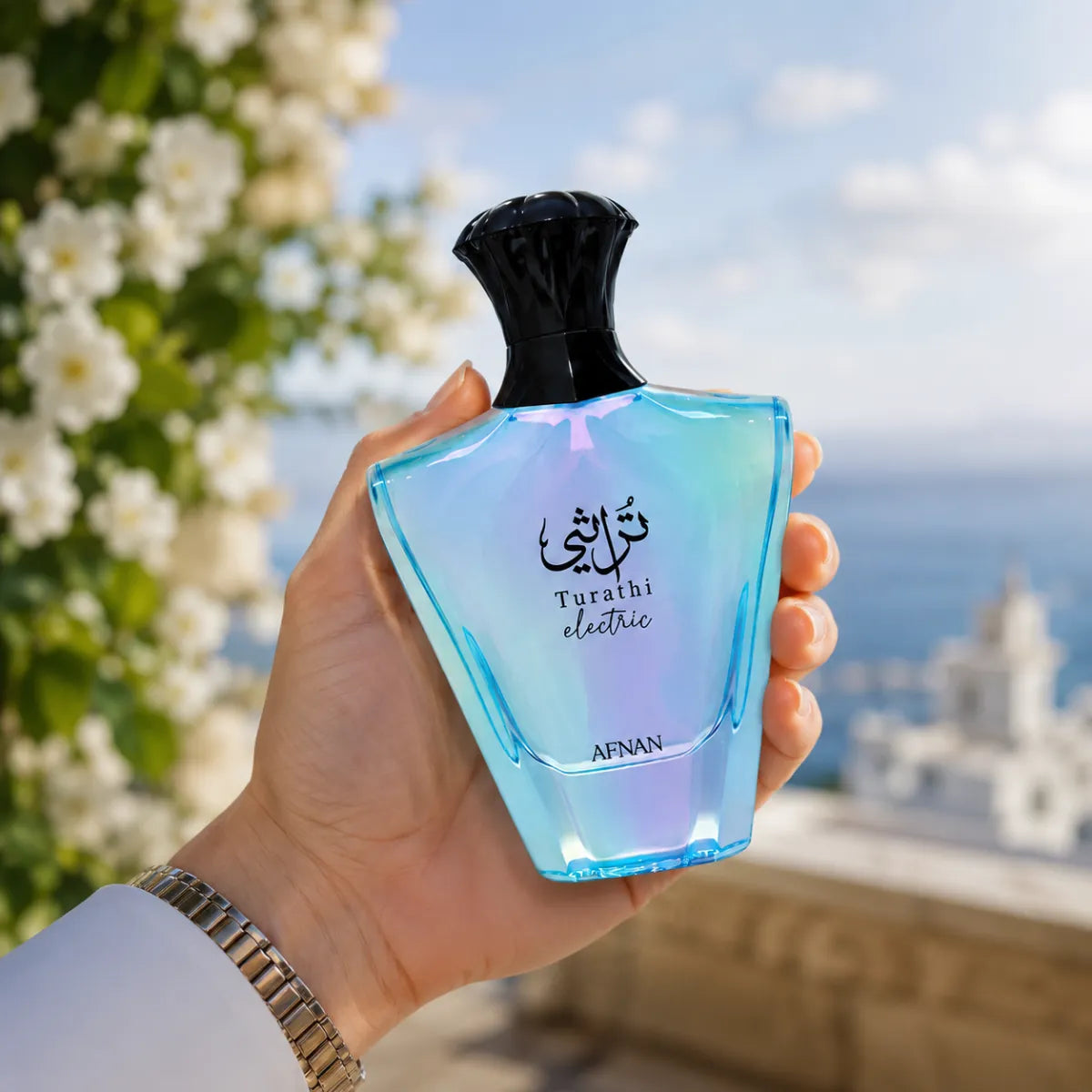 Premium Afnan Turathi Electric EDP 90ml available in Qatar at best price, elegant unisex fragrance - perfumesouq Qatar