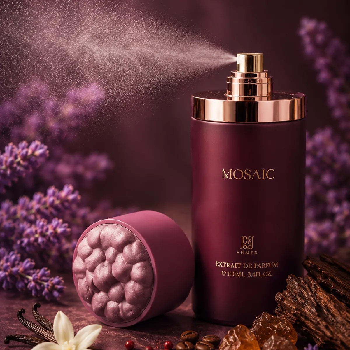 Premium Ahmed Al Maghribi Mosaic EDP 100ml available in Qatar at best price, elegant unisex fragrance - perfumesouq Qatar