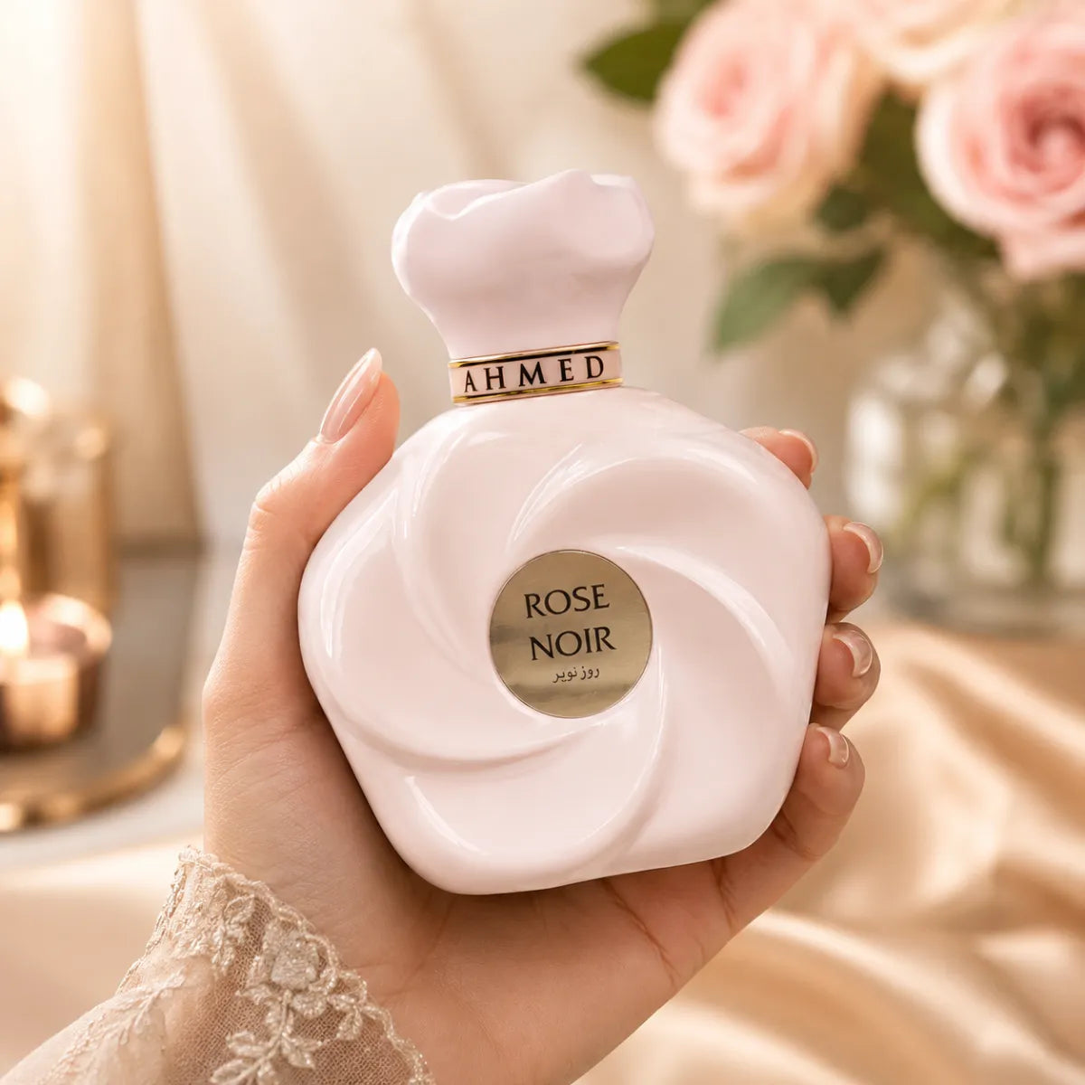 Premium Ahmed Al Maghribi Rose Noir EDP 75ml available in Qatar at best price, elegant unisex fragrance - perfumesouq Qatar
