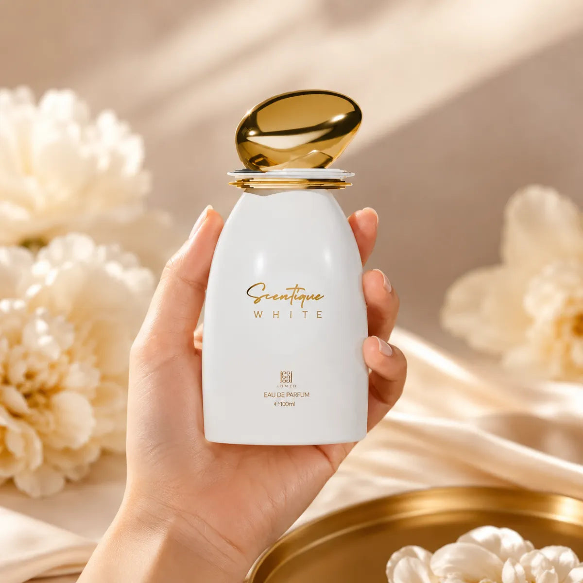 Premium Ahmed Al Maghribi Scentique White EDP 100ml available in Qatar at best price, sophisticated unisex fragrance - perfumesouq Qatar