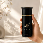 Ahmed al Maghribi Kaaf Noir EDP 100 ml offers a deep aromatic scent suitable for men and women Perfumesouq Qatar