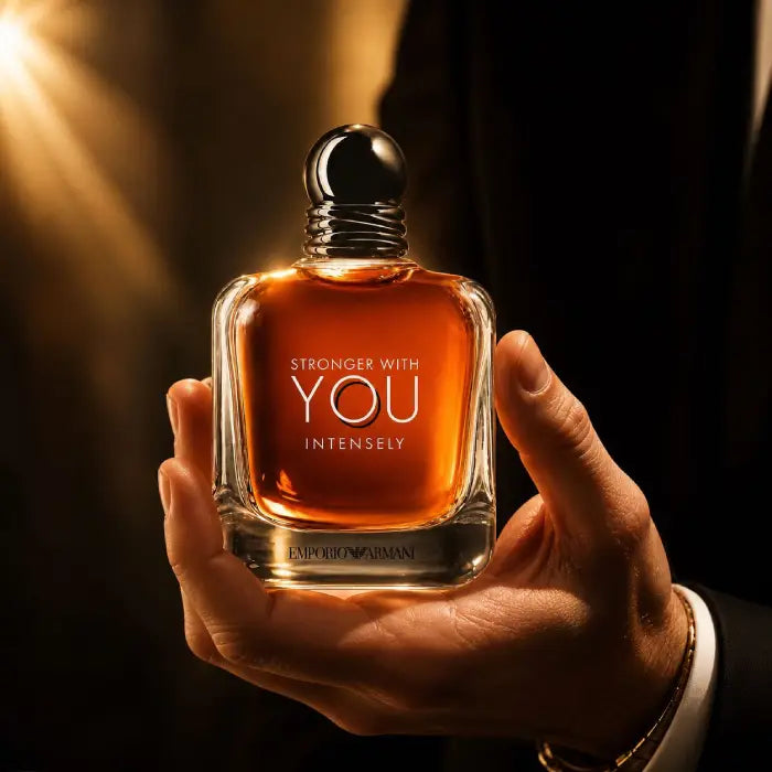 Buy Armani Stronger With You Intensely Eau de Parfum online with premium fragrance packaging from Perfumesouq Qatar
