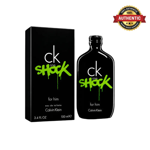 Calvin Klein One Shock Eau De Toilette 100ml for Men online in Qatar at the best price, bold spicy fragrance - Perfumesouq Qatar