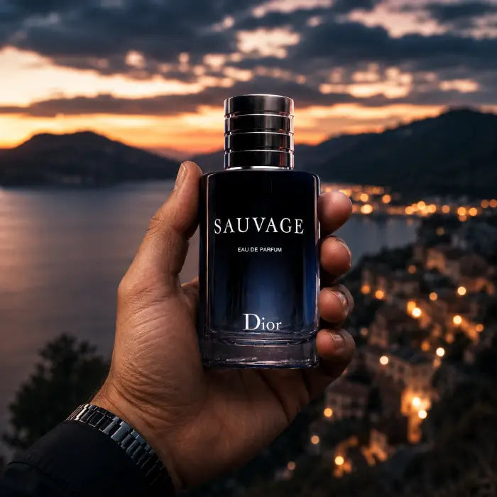 Buy Dior Sauvage Eau de Parfum 100ML online with premium masculine fragrance from Perfumesouq Qatar