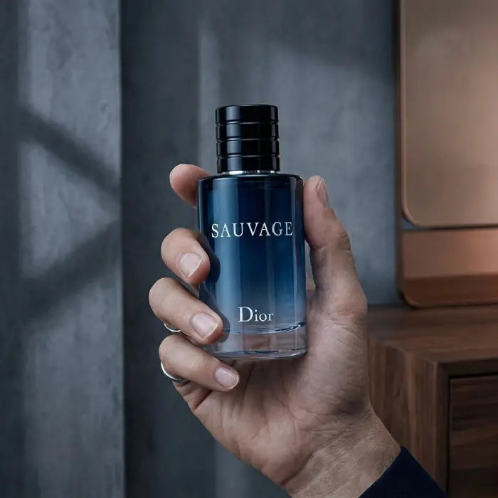 Buy Dior Sauvage Eau de Toilette 100ML online with premium masculine fragrance  from Perfumesouq Qatar
