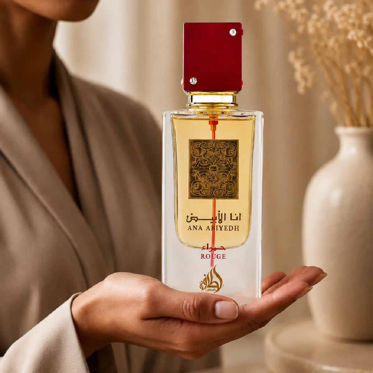 Premium Lattafa Ana Abiyedh Rouge EDP 60ml available in Qatar, authentic long-lasting fragrance - Perfumesouq Qatar