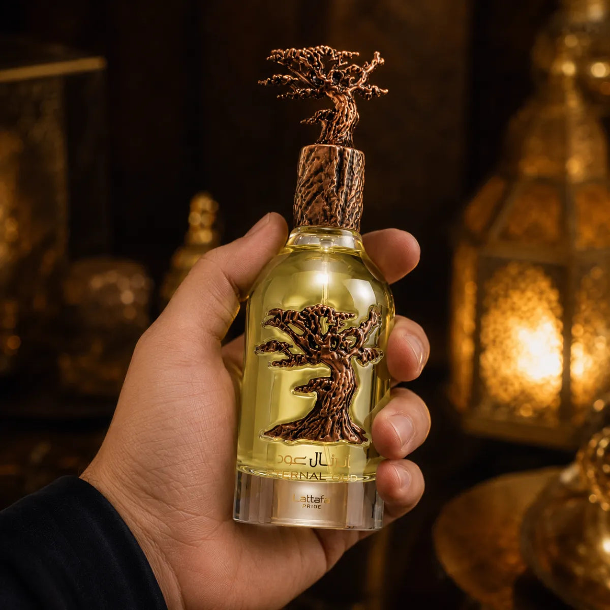 Premium Lattafa Pride Eternal Oud EDP 100ml available in Qatar at best price, elegant unisex fragrance - perfumesouq Qatar