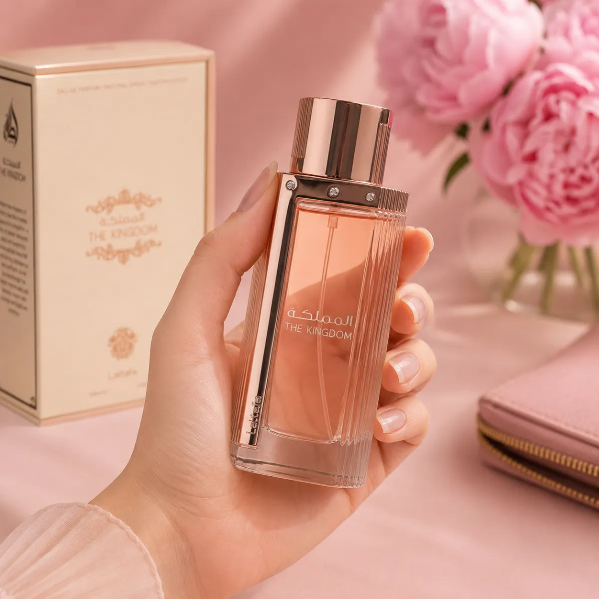 Lattafa The Kingdom Eau De Parfum 100ml online in Qatar at best price, premium woody aromatic scent - Perfumesouq Qatar